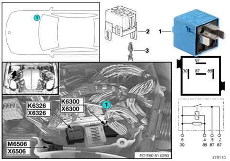 2005 bmw e60 rear distribution relay box|2005 BMW e60 fuse diagram.